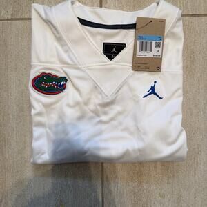 NEW JORDAN X UNIVERSITY OF FLORIDA GATORS FOOTBALL BLANK JERSEY SZ M! - 0076